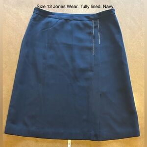 Navy skirt